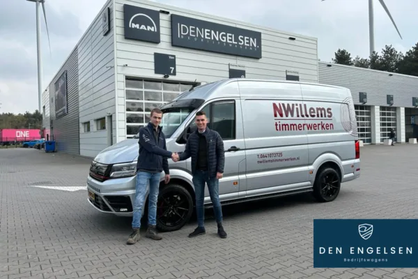 MAN TGE 3.180 Bestelwagen voor N. Willems Timmerwerken