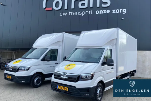 2x MAN TGE 5.160 voor Cotrans