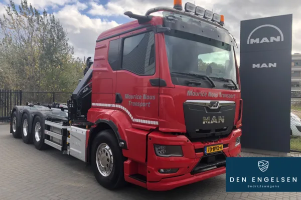 MAN TGS 35.520 voor Maurice Naus Transport