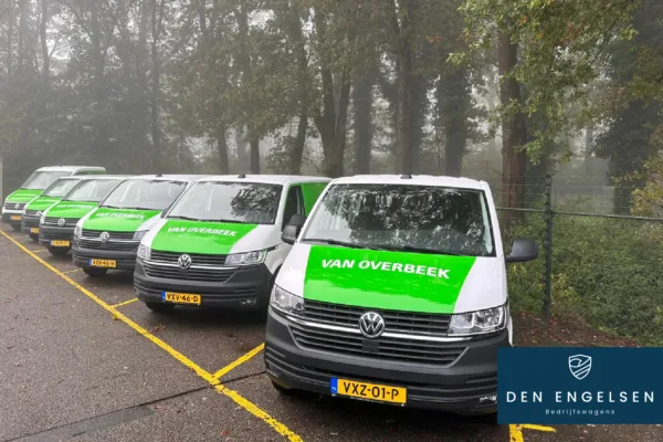 6x Volkswagen Transporter voor Van Overbeek Sanitair
