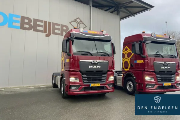 2x MAN TGX trekker voor de Beijer Logistiek B.V.