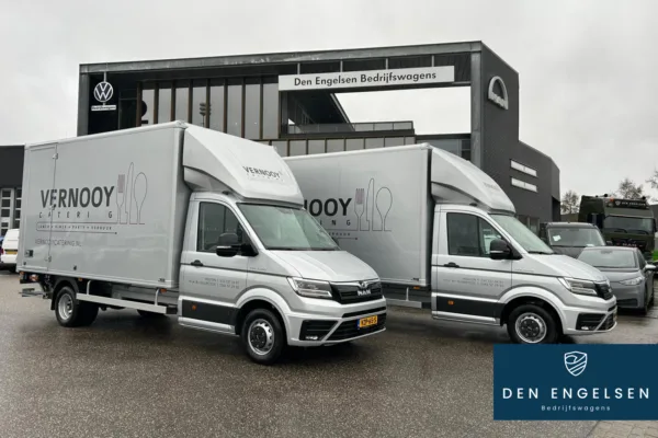2x MAN TGE Chassis voor Vernooy Catering B.V.