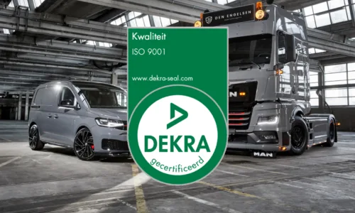 Den Engelsen Bedrijfswagens ontvangt ISO 9001:2015 certificaat van DEKRA!