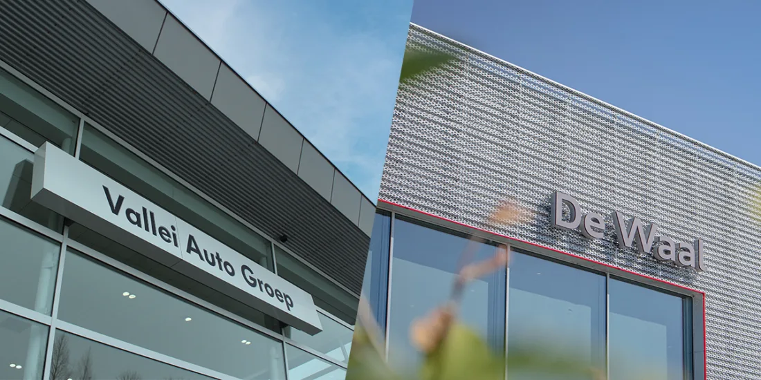 De Waal Autogroep en Vallei Auto groep bouwen samen aan de mobiliteit van morgen