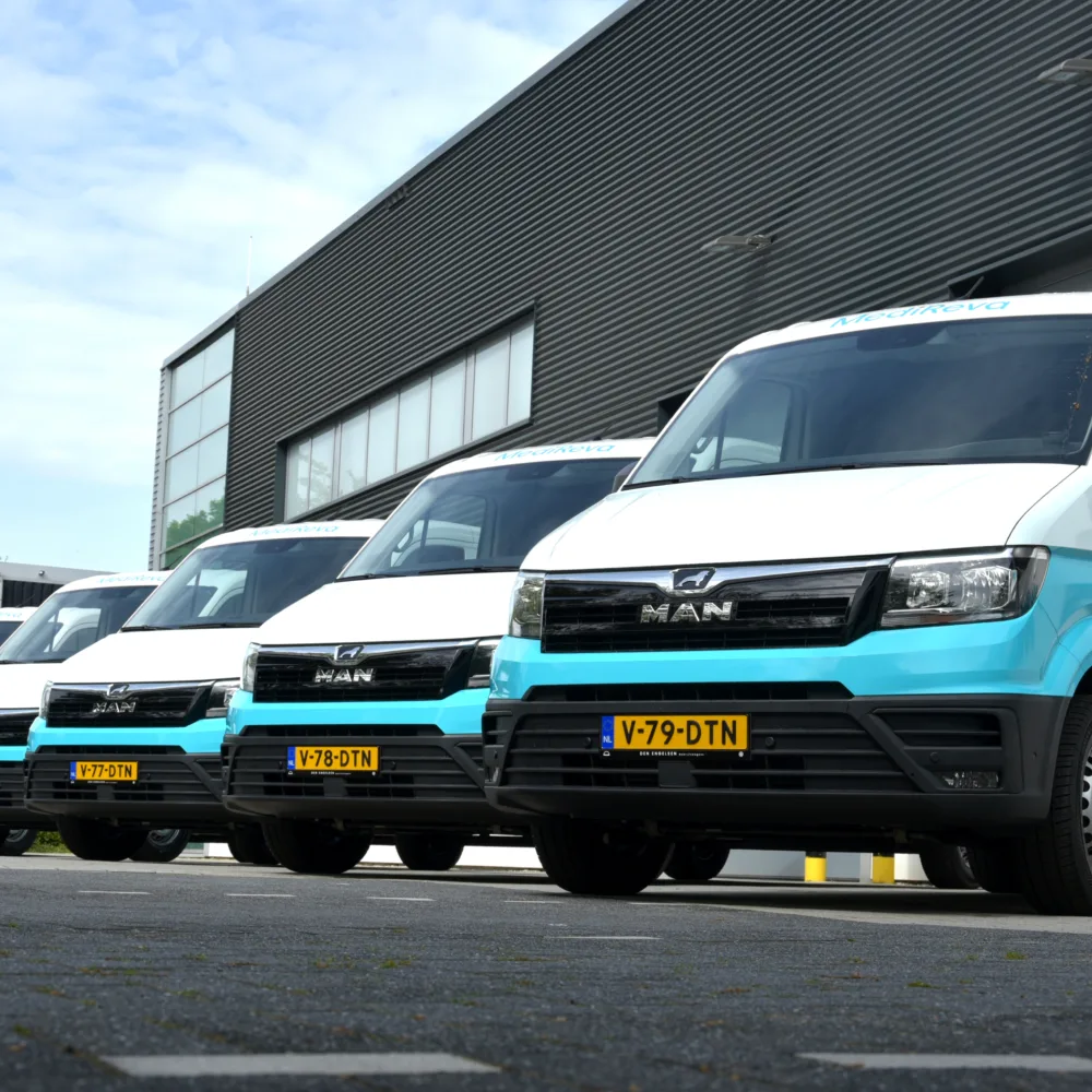 27 MAN TGE BESTELWAGENS VOOR MEDIREVA REVALIDATIE
