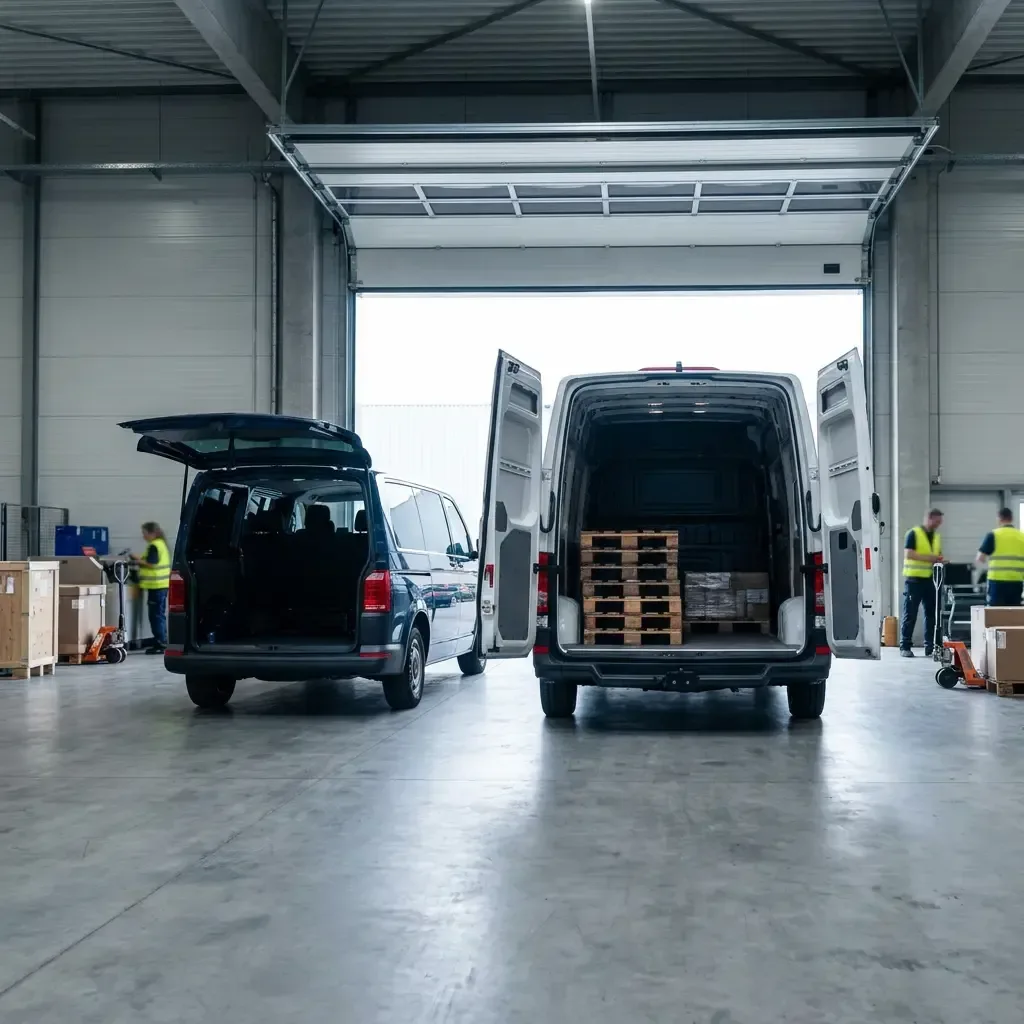 Transporter vs Crafter laadruimte