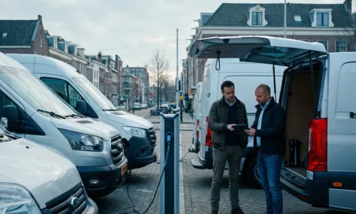 Verkoop elektrische bedrijfswagens