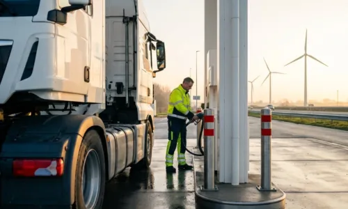 MAN waterstoftruck