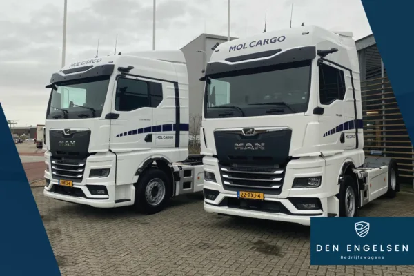 2x MAN TGX trekker voor Transportbedrijf Mol Buren B.V.