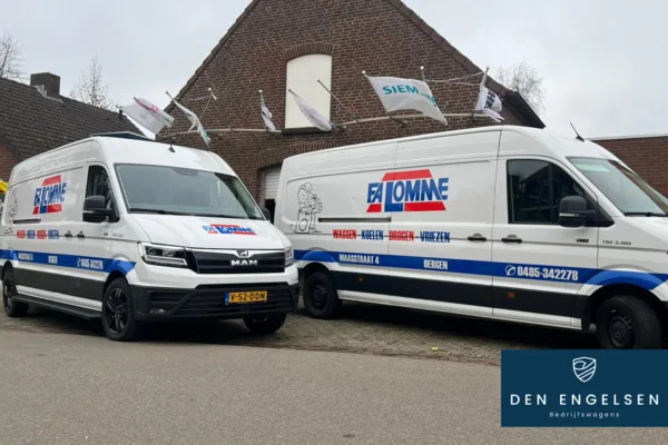 2x MAN TGE voor F.A. Lomme