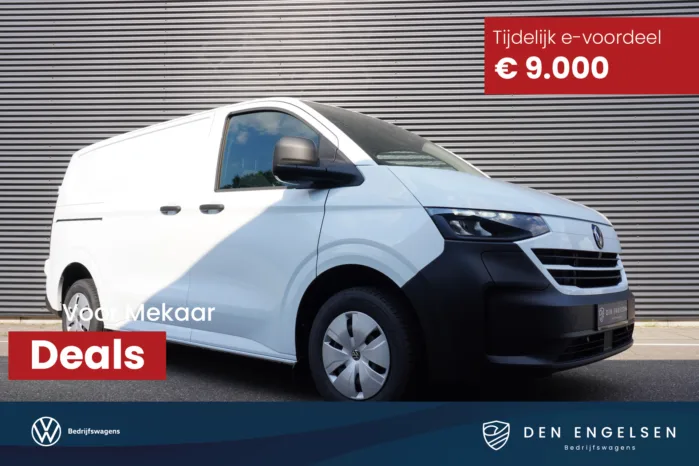 e-Transporter Life 218 pk, Achterdeuren zonder ruit, Trekhaak, Climatronic, Bijrijdersbank