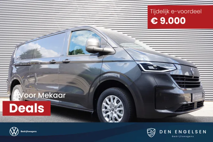 e-Transporter Style 286 pk, Achterdeuren zonder ruit, Trekhaak, Climatronic, IQ Light