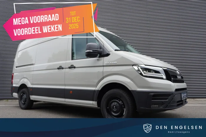 MAN TGE 3.140 L3H3 Aut FACELIFT Commander BOMVOL! | LED | NAVI | CLIMATRONIC | TREKHAAK | ACC | STOELVERWARMING | STUURVERWARMING | VOORRUITVERWARMING