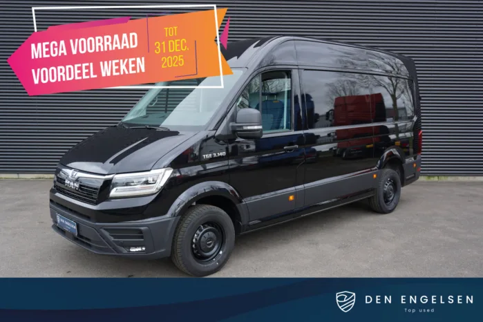 MAN TGE 3.140 140PK Automaat FACELIFT L3H3/L2H2 ACC Apple Carplay Camera Trekhaak Digitaal Dashboard Stoelverwarming