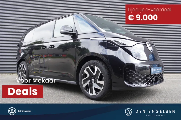 ID. Buzz Cargo 340 pk 4-Motion, Bulli Edition,  Achteruitrijcamera, Bijrijdersstoel, Navigatie, Achterdeuren zonder ruit, Trekhaak