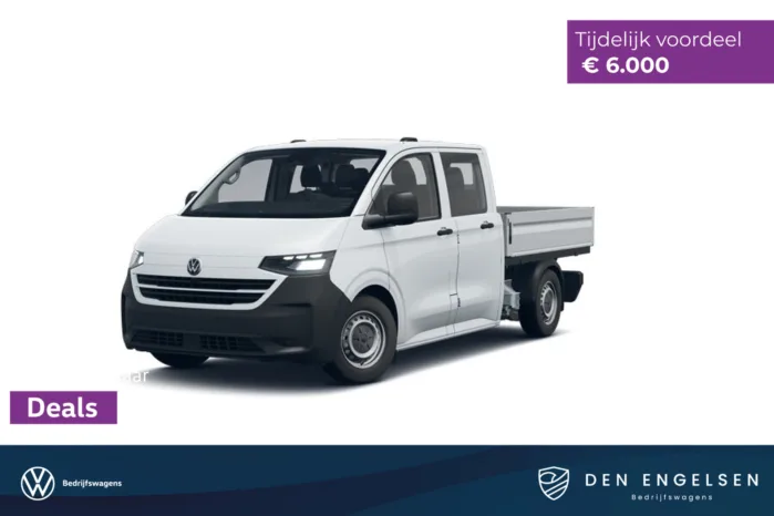 Volkswagen e-Transporter 34 218 pk AUT. Pick-Up Dubbele Cabine, Alarm, Climatronic. All Season banden