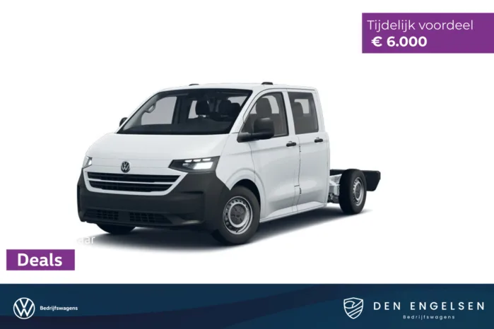 Volkswagen e-Transporter 34 218 pk AUT. 4-Motion CHASSIS DUBBELE CABINE, Kipper opbouw, ACC, LED koplampen, Navigatie
