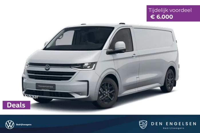 Volkswagen e-Transporter 34 L2H1 Bulli 218 pk AUT., Climatronic, Alarm, 17" Lichtmetalen velgen, Achterdeuren zonder ruit
