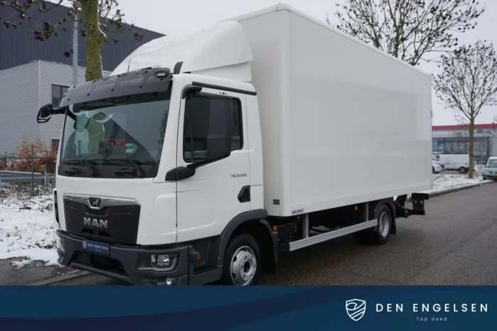 MAN TGL 8.220 4x2 BL CH Bakwagen Laadklep Navigatie Cruise control Vangmuil