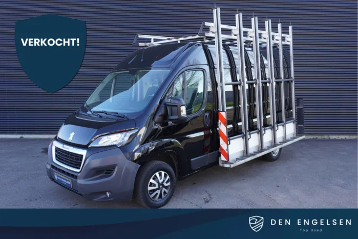 Peugeot Boxer 130pk L2H2 Glasresteel Imperiaal Airco Cruise control Trekhaak Camera Glaswagen Glasauto