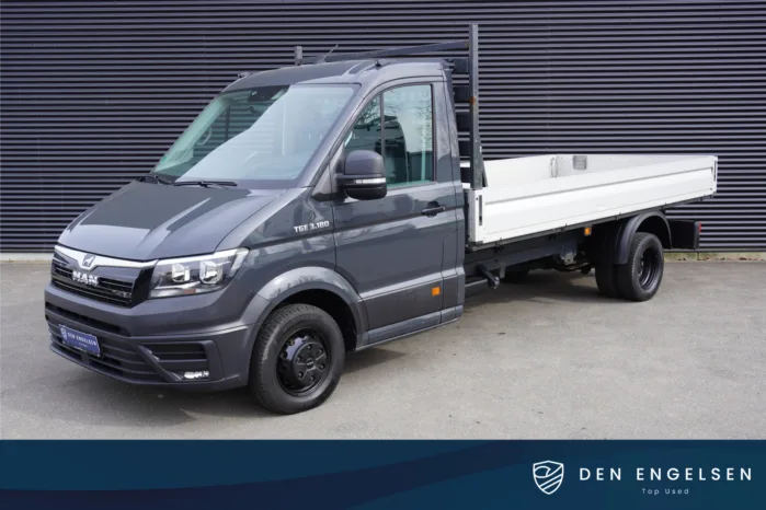 Man TGE 180pk Automaat Open laadbak Dubbellucht  Trekhaak Tacho cruise control Airco 3-Zits Pritsche Pick-Up