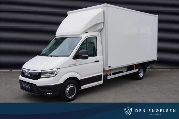 MAN TGE Dubbellucht 180pk Automaat Bakwagen Laadklep Trekhaak LED Navigatie Camera Airco Cruise control