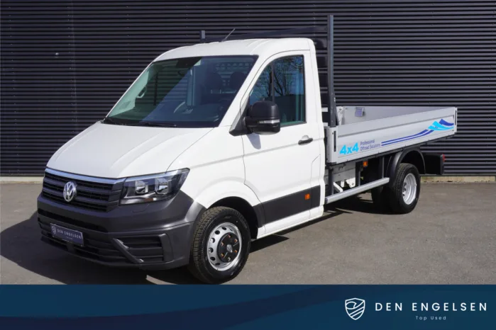 Volkswagen Crafter 180pk Dubbellucht 4x4 Oberaigner 4Motion AWD Dubbellucht Open laadbak Trekhaak Cruise control Stoelverwarming Apple Carplay