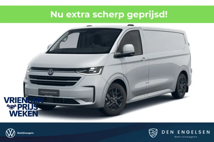 Volkswagen e-Transporter 34 L2H1 Bulli 218 pk AUT., Climatronic, Alarm, 17" Lichtmetalen velgen, Achterdeuren zonder ruit