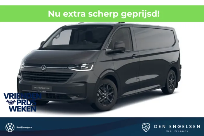 Volkswagen e-Transporter 34 L2H1 Bulli 218 pk AUT., Climatronic, Alarm, 17" Lichtmetalen velgen, Achterdeuren zonder ruit