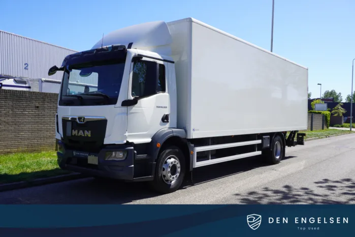 MAN TGM 18.320 Bakwagen Camera Carplay Laadklep 1500 KG ADR Vangmuilkoppeling