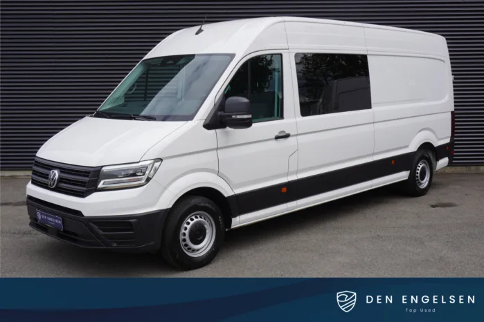 Volkswagen Crafter 180pk L4H3/L3H2 Facelift Dubbele cabine Trekhaak Digitaal Dashboard LED Airco Camera Parkeersensoren 7 persoons