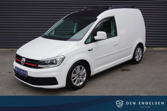 Volkswagen Caddy MARGE 102pk Euro6 Automaat Navigatie Parkeersensoren Trekhaak 17" Velgen LED + Xenon Airco