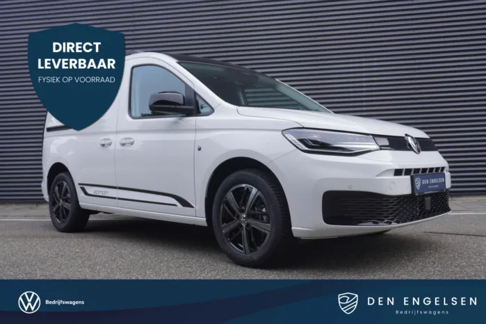 Volkswagen Caddy Cargo 1.5 TSI Hybride DSG Limited Edition, Climatronic, Achterdeuren zonder deuren, App connect draadloos, Alarm, LED koplampen, Trekhaak met vaste kogel