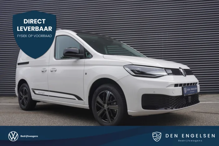 Volkswagen Caddy Cargo 1.5 TSI Hybride DSG Limited Edition, Climatronic, Achterdeuren zonder deuren, App connect draadloos, Alarm, LED koplampen, Trekhaak met vaste kogel