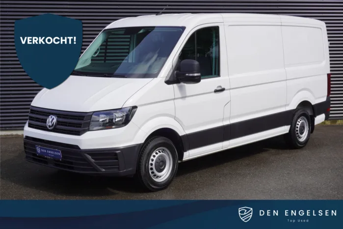 Volkswagen Crafter 35 140pk L3H2/L2H1 Cruise control Airco Trekhaak 3-Zits Laadruimte betimmering Bluetooth
