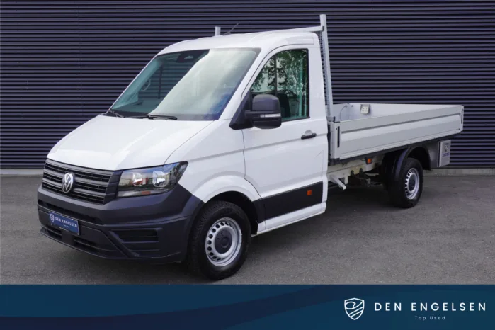 Volkswagen Crafter 163pk RWD Facelift Open laadbak 3500kg trekhaak Apple Carplay Cruise control  3-Zits Digitaal dashboard