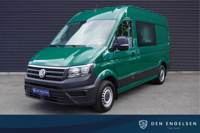 Volkswagen Crafter 140pk L3H3/L2H2 Dubbele cabine 7 persoons Apple carplay Airco kunstleder