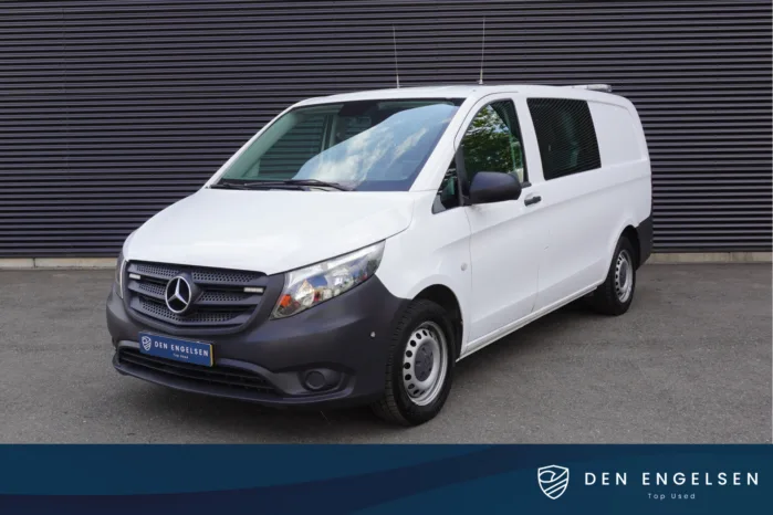 Mercedes-Benz Vito 140pk Automaat Euro6 Dubbele cabine 5 persoons Camera Trekhaak Crusie control