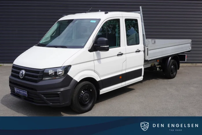 Volkswagen Crafter 140pk Open laadbak Dubbele cabine Trekhaak Airco Cruise control Pick-Up
