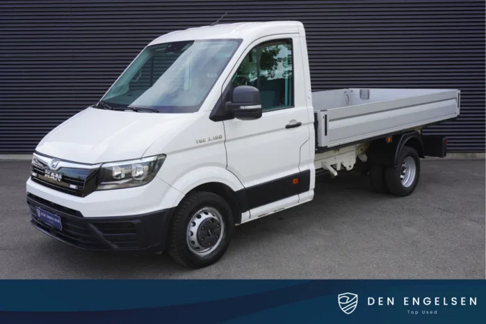 MAN TGE 180pk Automaat Dubbellucht open laadbak Tacho Cruise control Airco 3-Zits Pick-Up