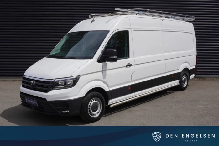 Volkswagen Crafter 140pk L4H3 360°Camera Trekhaak Apple Carplay Werkplaats inrichting Airco Iperiaal + Trap Cruise control