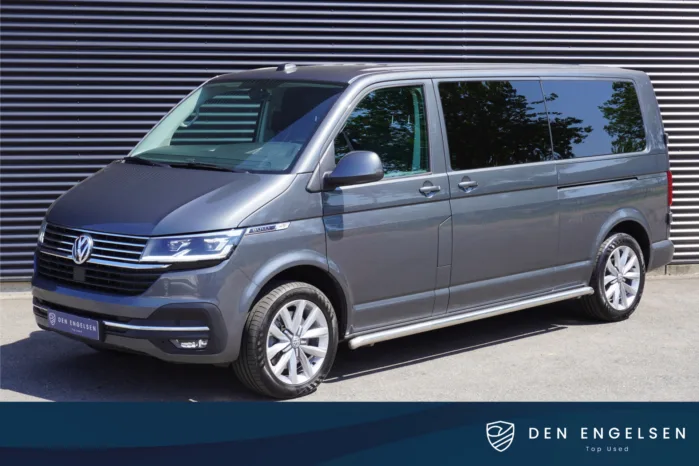 Volkswagen Transporter 199pk Bulli L2H1 2x Schuifdeur Apple carplay LED Camera Parkeersensoren Lederen bekleding Stoelverwarming Cruise control ACC