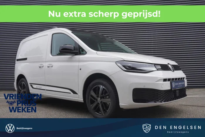 Volkswagen Caddy Cargo 1.5 TSI Hybride DSG Limited Edition, Climatronic, Achterdeuren zonder deuren, App connect draadloos, Alarm, LED koplampen, Trekhaak met vaste kogel