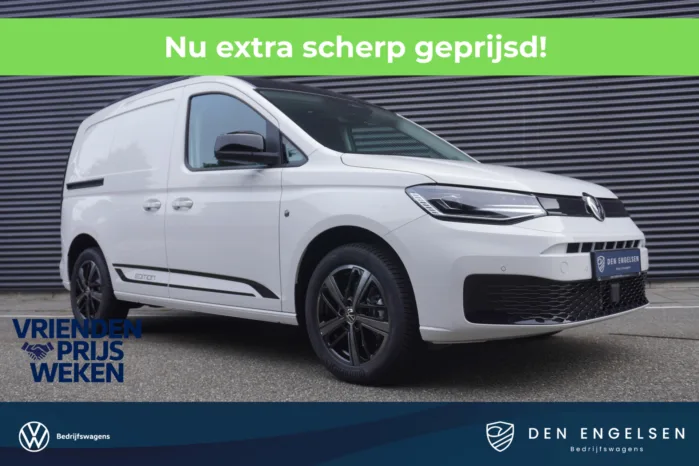 Volkswagen Caddy Cargo 1.5 TSI Hybride DSG Limited Edition, Climatronic, Achterdeuren zonder deuren, App connect draadloos, Alarm, LED koplampen, Trekhaak met vaste kogel