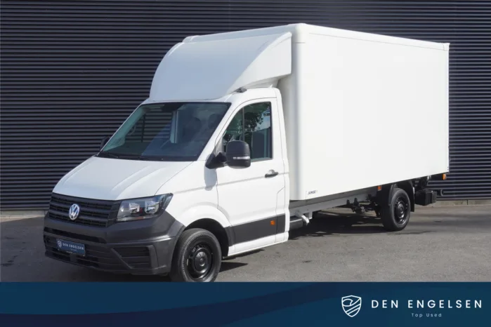 Volkswagen Crafter 180pk Automaat Bakwagen Laadklep Trekhaak Apple carplay Stoelverwarming Airco Cruise control 3-zits